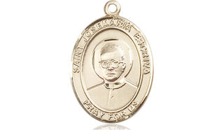 14kt Gold Saint Josemaria Escriva Medal Engraved Catholic Saint Jewelry