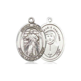 Sterling Silver Divine Mercy Medal