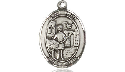 Sterling Silver St. Vitus Medal | Medium | Engravable