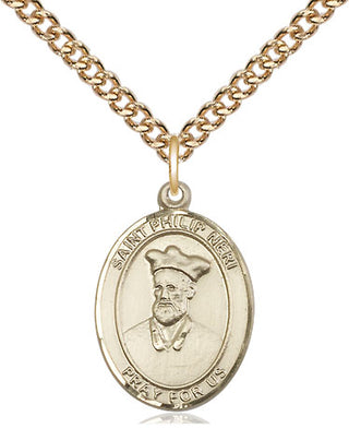 14kt Gold Filled Saint Philip Neri Medal Religious Jewelry