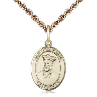 14kt Gold Filled Saint Philip Neri Medal Religious Jewelry