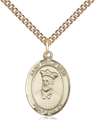 14kt Gold Saint Philip Neri Medal