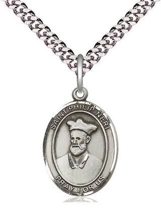 Pewter Saint Philip Neri Medal Religious Jewelry