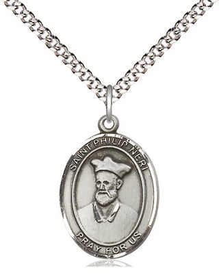 Sterling Silver Saint Philip Neri Medal Religious Jewelry