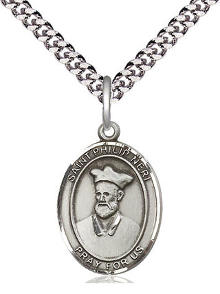 Sterling Silver Saint Philip Neri Medal Religious Jewelry