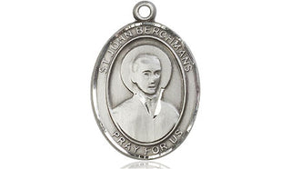 Pewter Saint John Berchmans Medal Engraved Catholic Saint Jewelry