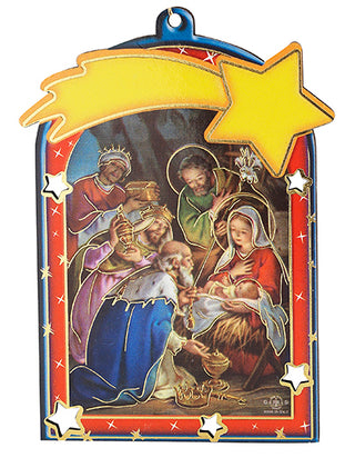 10-Pack - Nativity Ornament With Maji