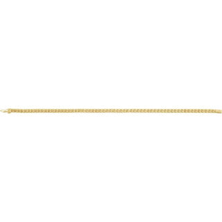 14K Yellow 3 1/6 CTW Natural Diamond Line 7 1/4" Bracelet