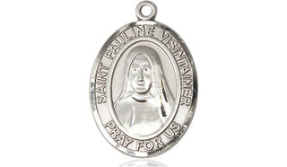 Sterling Silver Saint Pauline Visintainer Medal Religious Jewelry Engraved Catholic Saint Jewelry