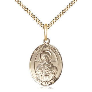 14kt Gold Filled Saint Daria Medal Religious Jewelry Engraved Catholic Saint Jewelry