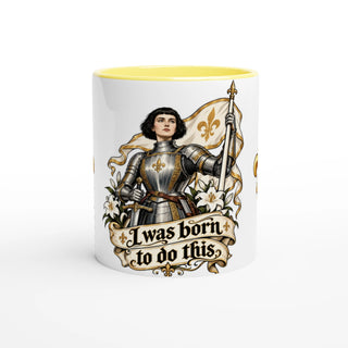 St. Joan of Arc 'Born to Do This' 11 oz Color Mug - view 2