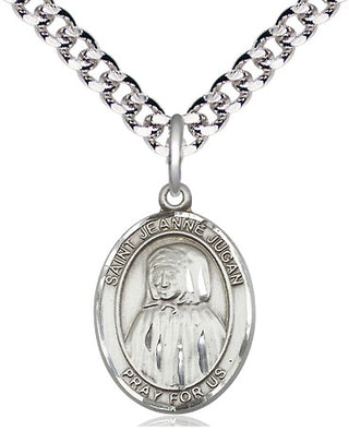 Pewter Saint Jeanne Jugan Medal Religious Jewelry Engraved Catholic Saint Jewelry