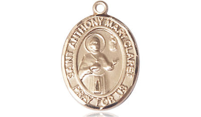 14kt Gold Filled St. Anthony Mary Claret Medal | Medium | Engravable