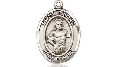 Pewter St. Dismas Medal | Medium | Engravable