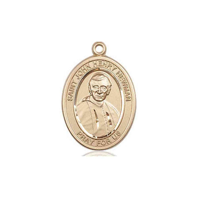 14kt Gold Filled Blessed John Henry Newman Medal | Medium | Engravable