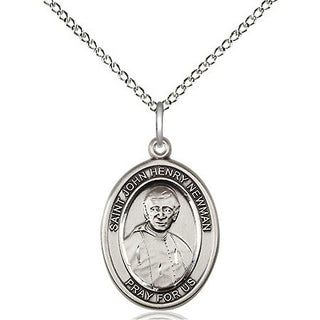 Sterling Silver Blessed John Henry Newman Medal Religious Jewelry Engraved Catholic Saint Jewelry