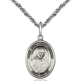 Sterling Silver Blessed John Henry Newman Medal Religious Jewelry Engraved Catholic Saint Jewelry