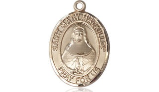 14kt Gold Filled Saint Mary Mackillop Medal Engraved Catholic Saint Jewelry