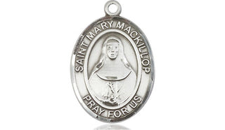 Sterling Silver Saint Mary Mackillop Medal Religious Jewelry Engraved Catholic Saint Jewelry
