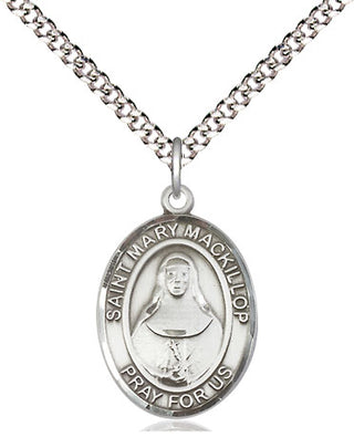 Sterling Silver Saint Mary Mackillop Medal Religious Jewelry Engraved Catholic Saint Jewelry