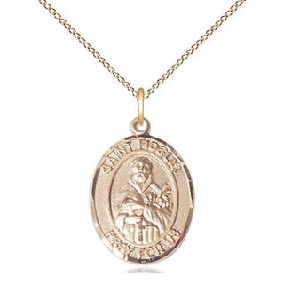 14kt Gold Filled Saint Fidelis Medal Religious Jewelry Engraved Catholic Saint Jewelry