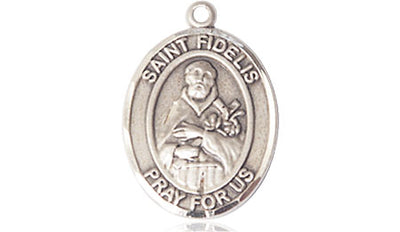 Pewter St. Fidelis Medal | Medium | Engravable