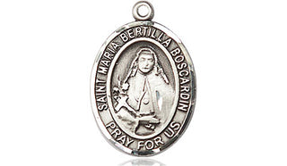 Pewter Saint Maria Bertilla Boscardin Medal Engraved Catholic Saint Jewelry