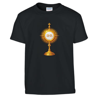 IHS Monstrance Eucharist Kids T-Shirt - view 5