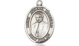 Pewter Saint Joseph Marello Medal Engraved Catholic Saint Jewelry