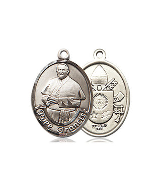Sterling Silver Pope Francis Medal Religious Jewelry