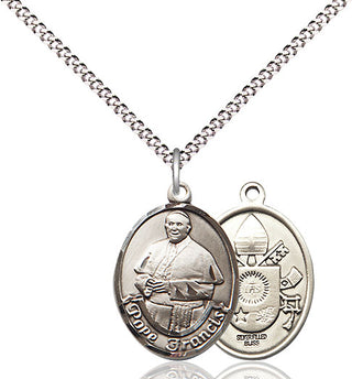 Sterling Silver Pope Francis Medal Religious Jewelry