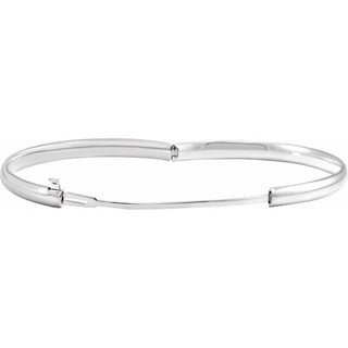 14K White Baby Bangle 5 1/2" Bracelet