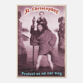 St. Christopher Prayer Framed Print - view 11