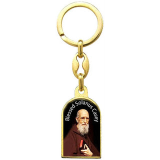 6-pack - Blessed Solanus Casey Gold Tone Key Chain
