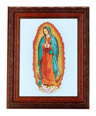 O.L.Of Guadalupe 6X8 Print In 8.25X10.25" Ornate Wd Frame