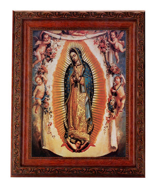 O.L.Of Guadalupe 6X8" Print In 8.25X10.25" Ornate Wd Frame