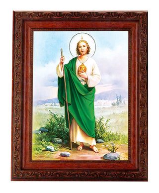 St. Jude 6X8" Print In 8.25X10.25" Ornate Wd Frame