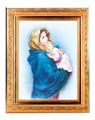 O.L.Of The Street 6X8" Print In 8.25X10.25 Gold Wd Frame