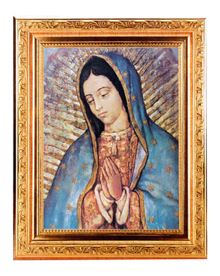 O.L.Of Guadalupe 6X8" Print In 8.25X10.25" Gold Wd Frame