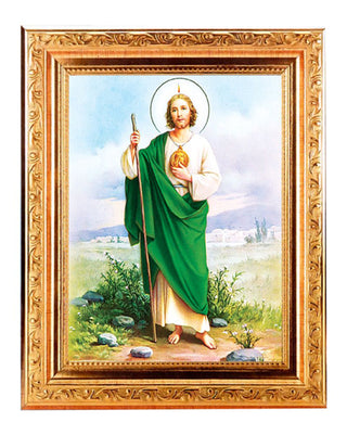 St. Jude 6X8" Print In 8.25X10.25" Gold Wd Frame
