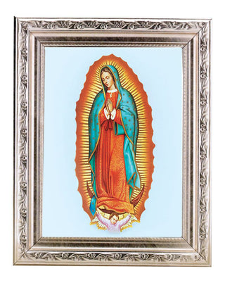 O.L.Of Guadalupe 6X8" Print In 8.25X10.25" Silver Wd Frame