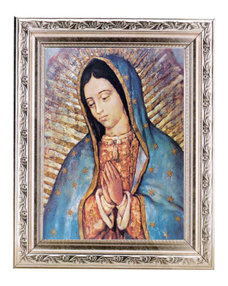 O.L.Of Guadalupe 6X8" Print In 8.25X10.25" Silver Wd Frame