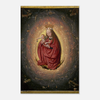 Madonna and Child with Seraphim Canvas Print - view 6