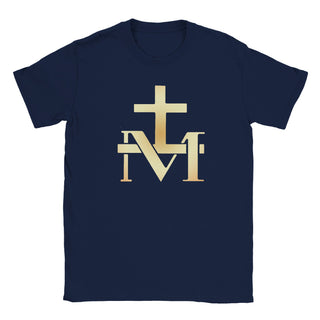 Miraculous Medal Cross and M Gold T-Shirt - view 14