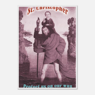 St. Christopher Prayer Framed Print - view 7
