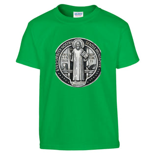 St. Benedict Medal Kids T-Shirt - view 3