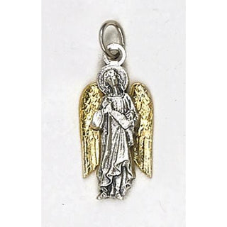 Bulk Two Tone Archangel Raphael Silhouette Medals