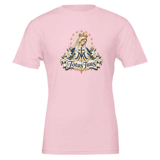 Totus Tuus Marian Blue and Gold T-Shirt - view 6