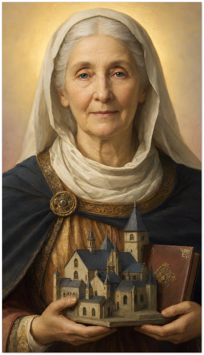 St. Begga Holy Cards