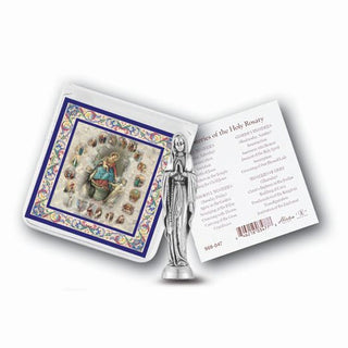 Our Lady Of The Rosary Pocket Statue with Prayer Card 6-Pack